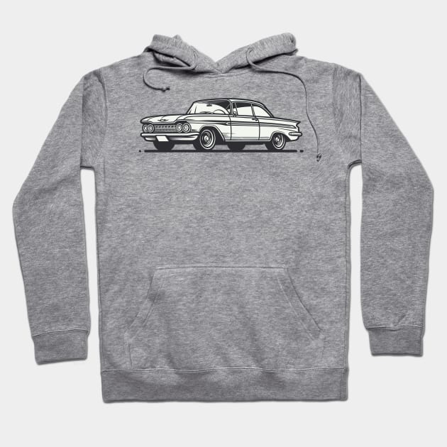 Chevrolet Biscayne Hoodie by Vehicles-Art